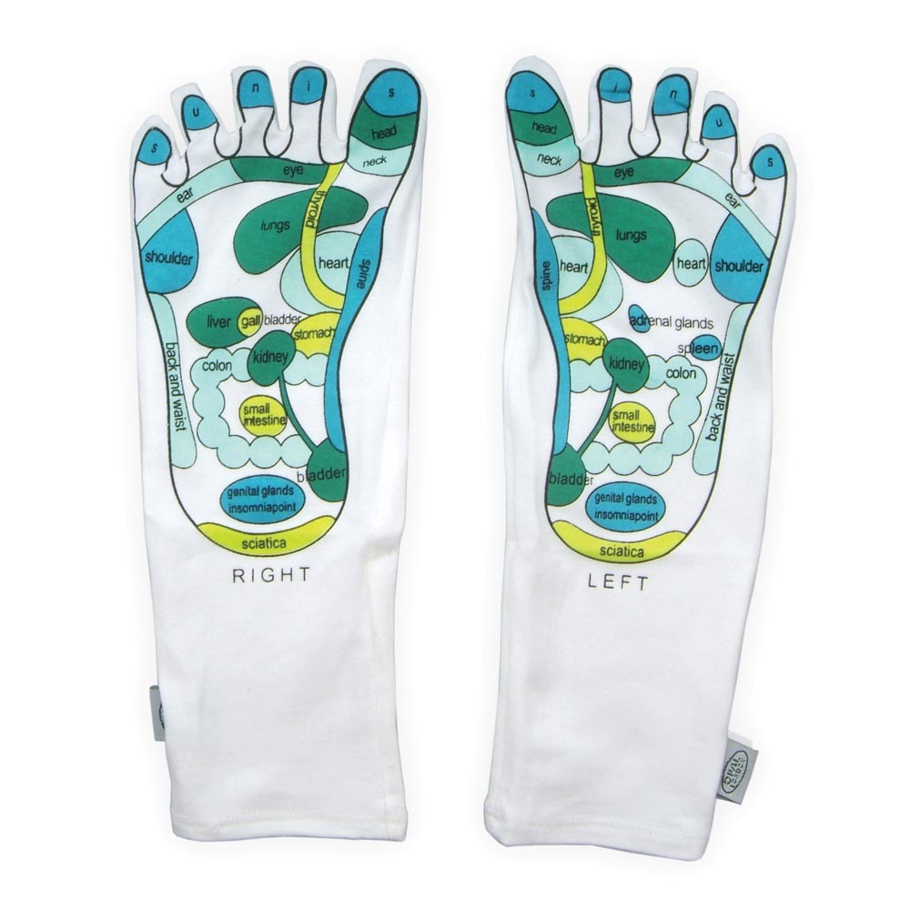- Reflexology Single Toe Design, White