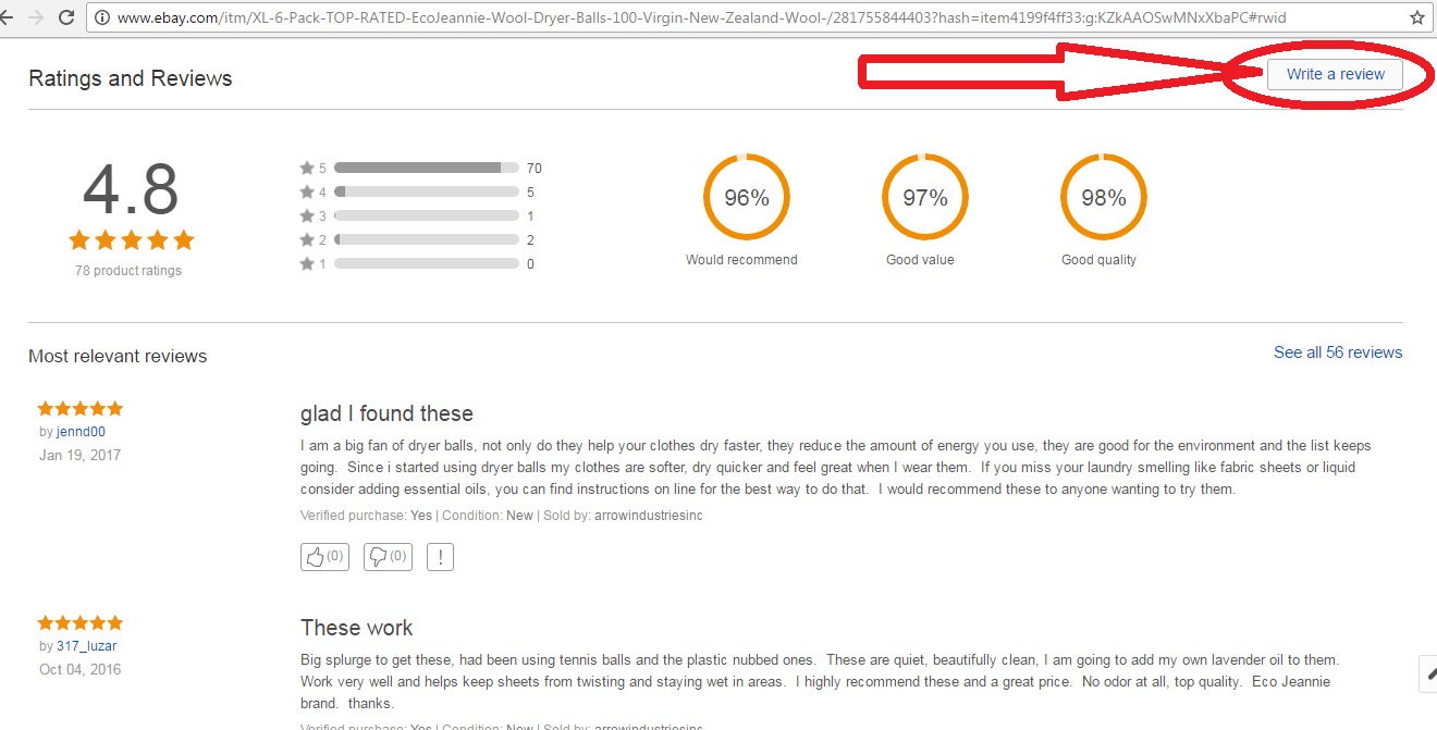 Submit review step 2