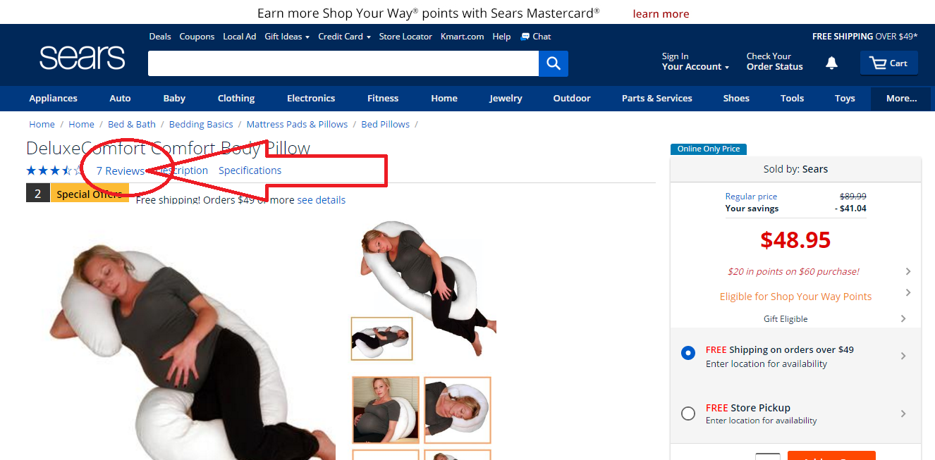 Submit review step 1