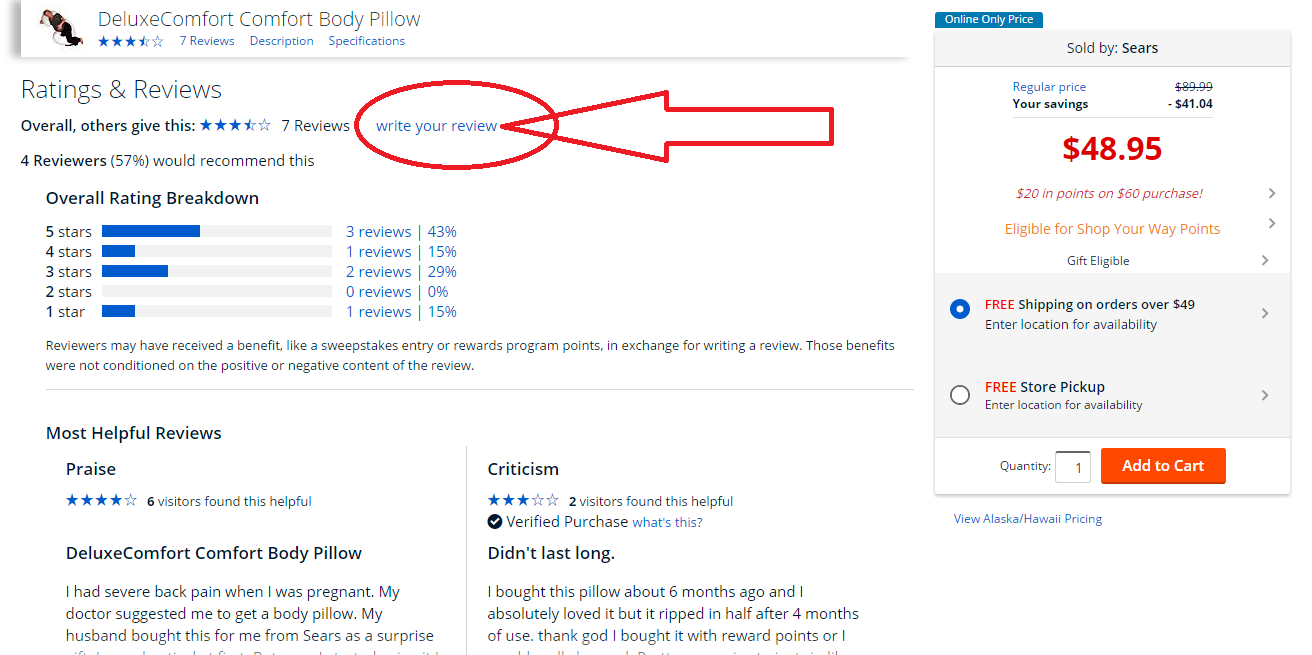 Submit review step 2