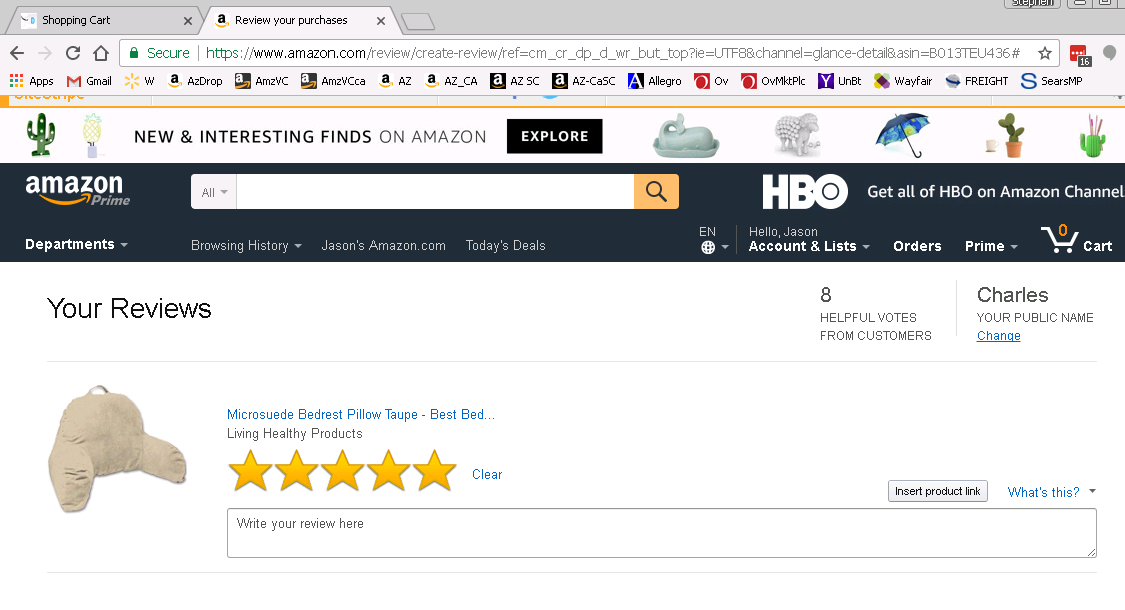 Submit review step 3