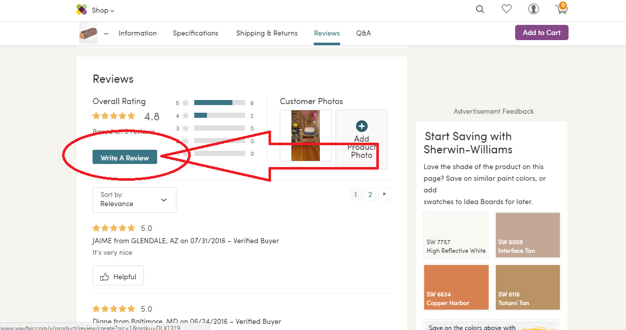 Submit review step 2