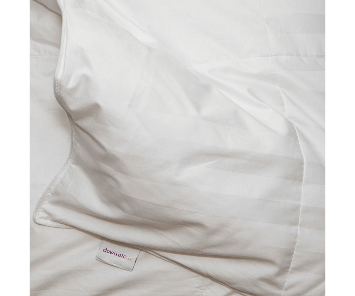 300TC Summer Weight White Goose Down Comforter - Full/Queen: 88x94