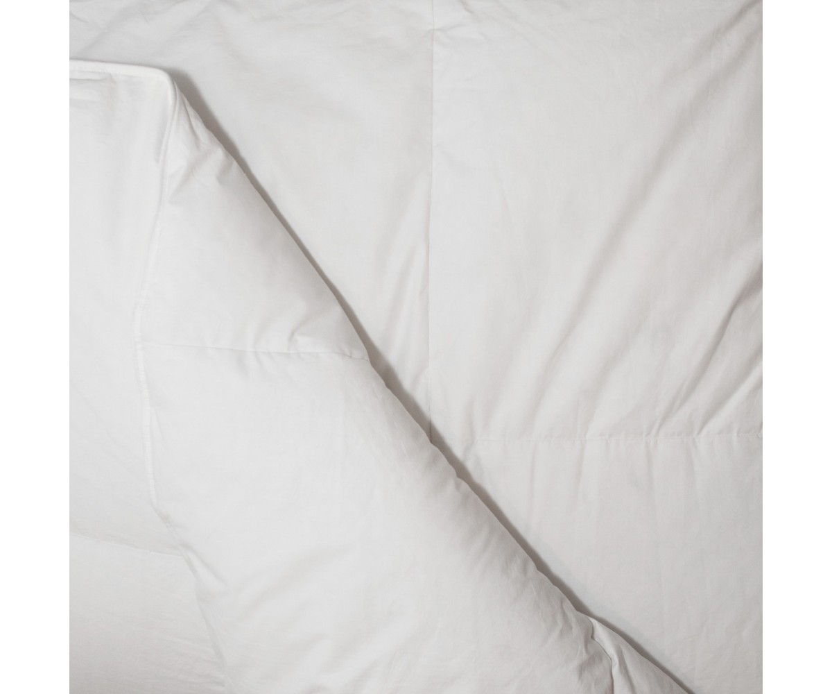 235TC Fall Weight White Goose Down Comforter - Twin: 63 x 88