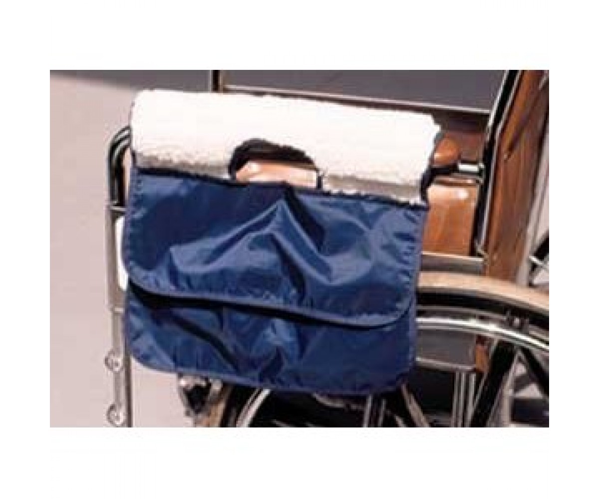 Arm Chair Caddy With Navy RipStop & Imitation