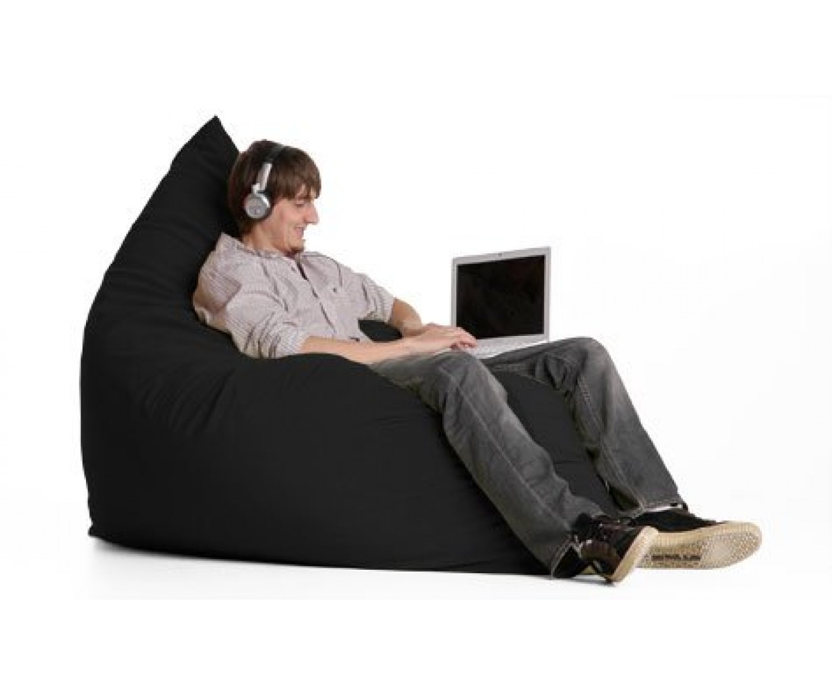 Jaxx Sac Beanbag Chair - Black