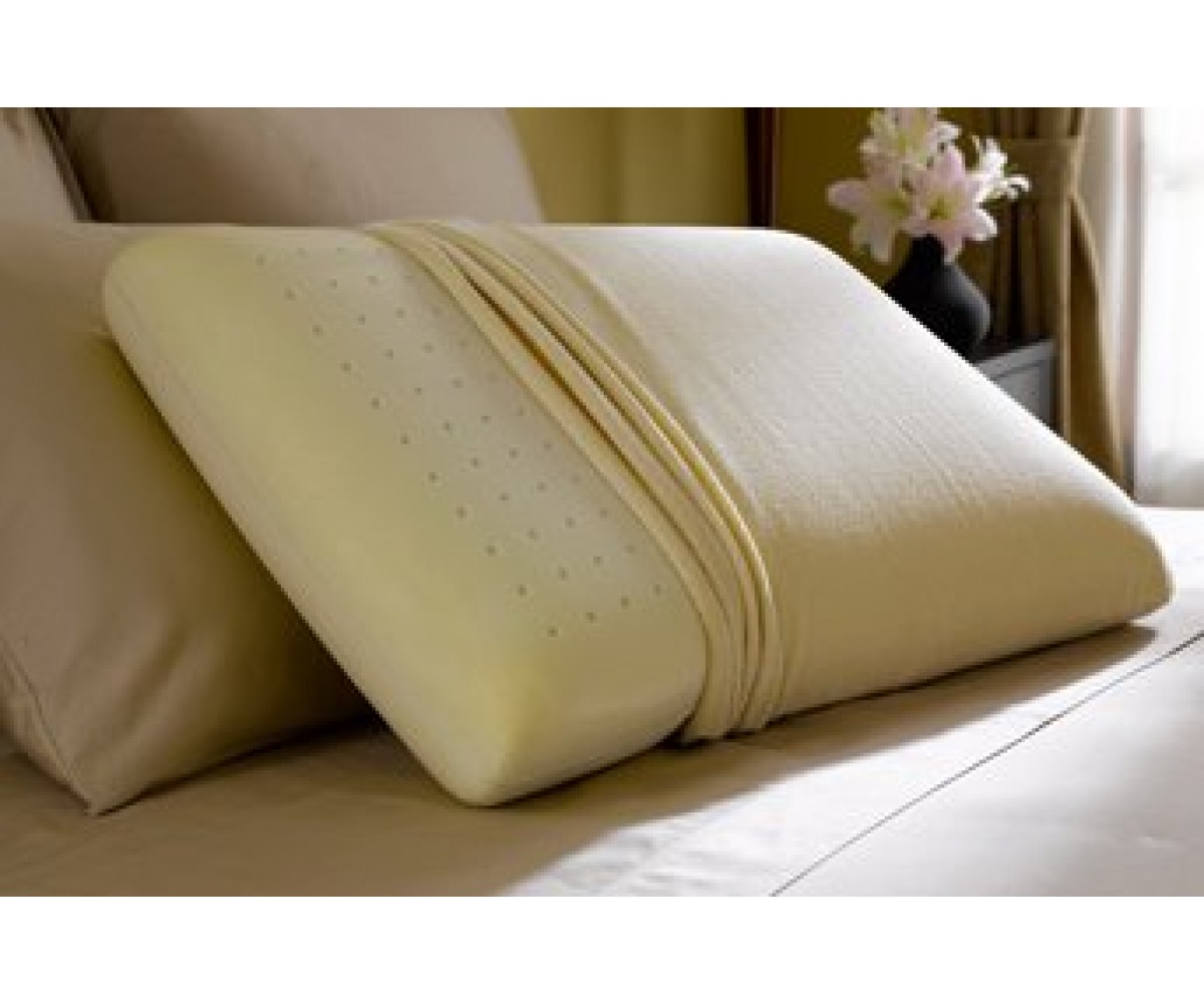 Restful nights latex foam pillow on sale