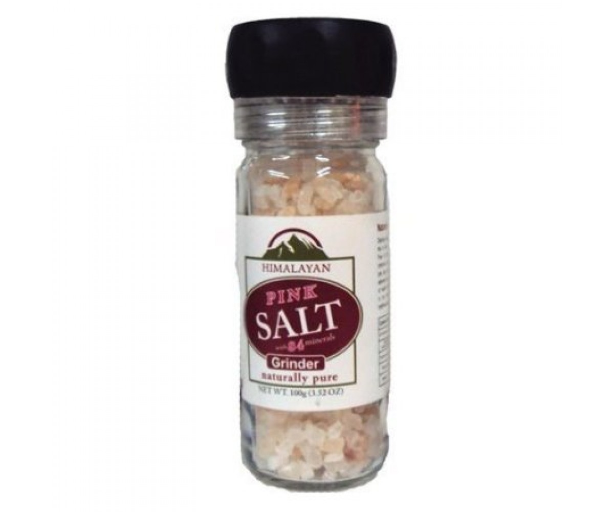 Himalayan Pink Salt Crystals with Built in Grinder Natural 