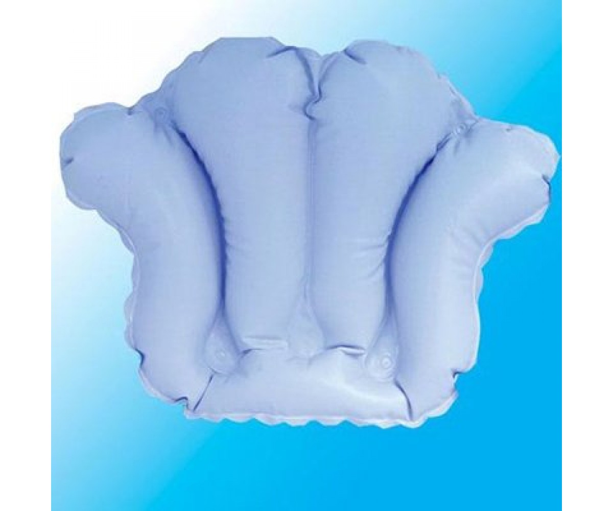 DeluxeComfort Inflatable Bath Pillow with Suction Cups