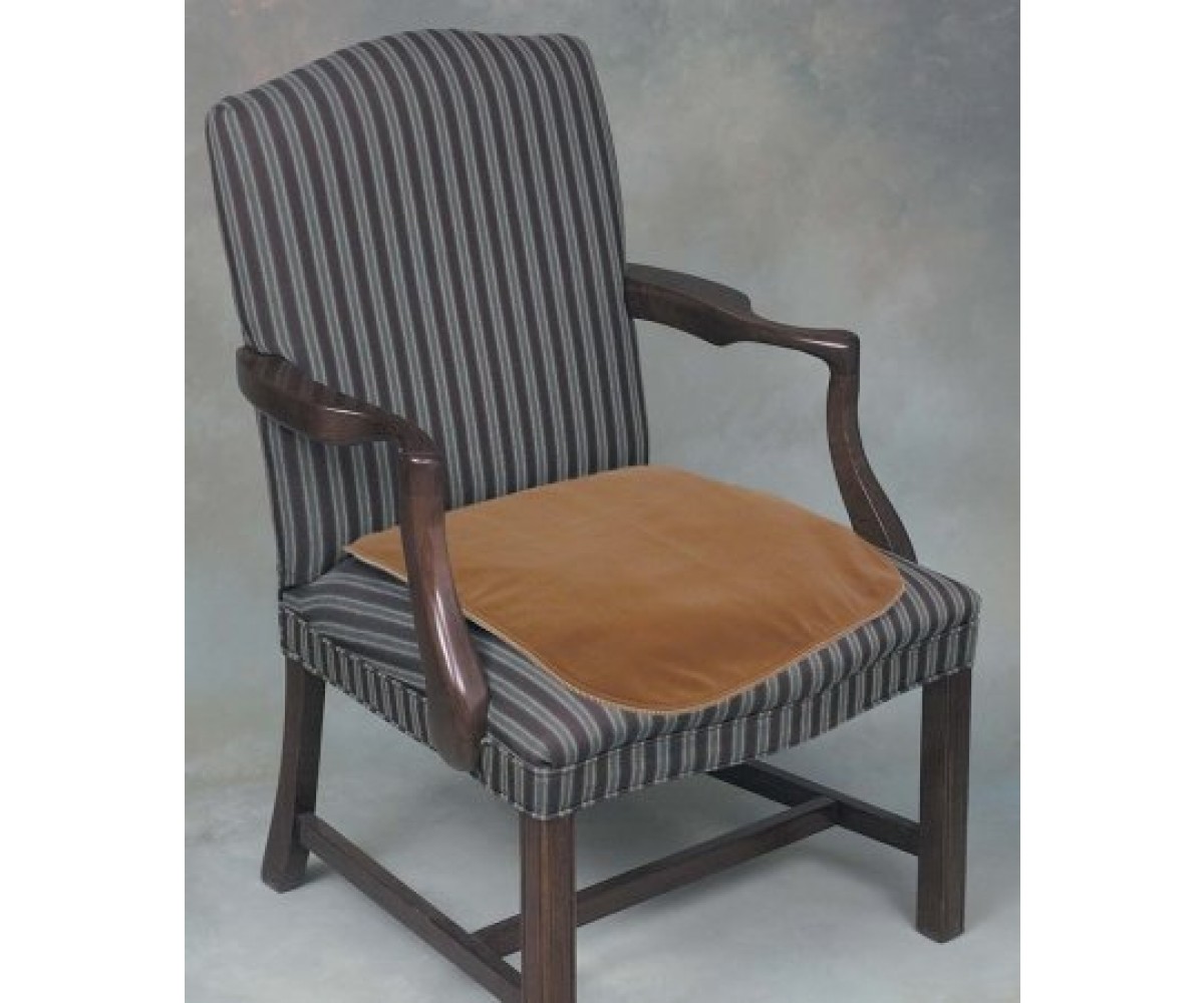 brown velour top blends in nicely with decor Protects seats, wheelchairs, and couches with an absorbent top and water resistant backing Dimensions: 18in x 20in