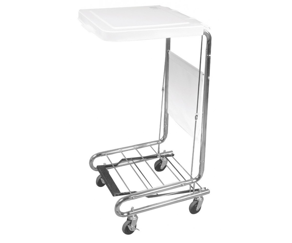 Drive Medical Gal Support Hamper Stand, Chrome