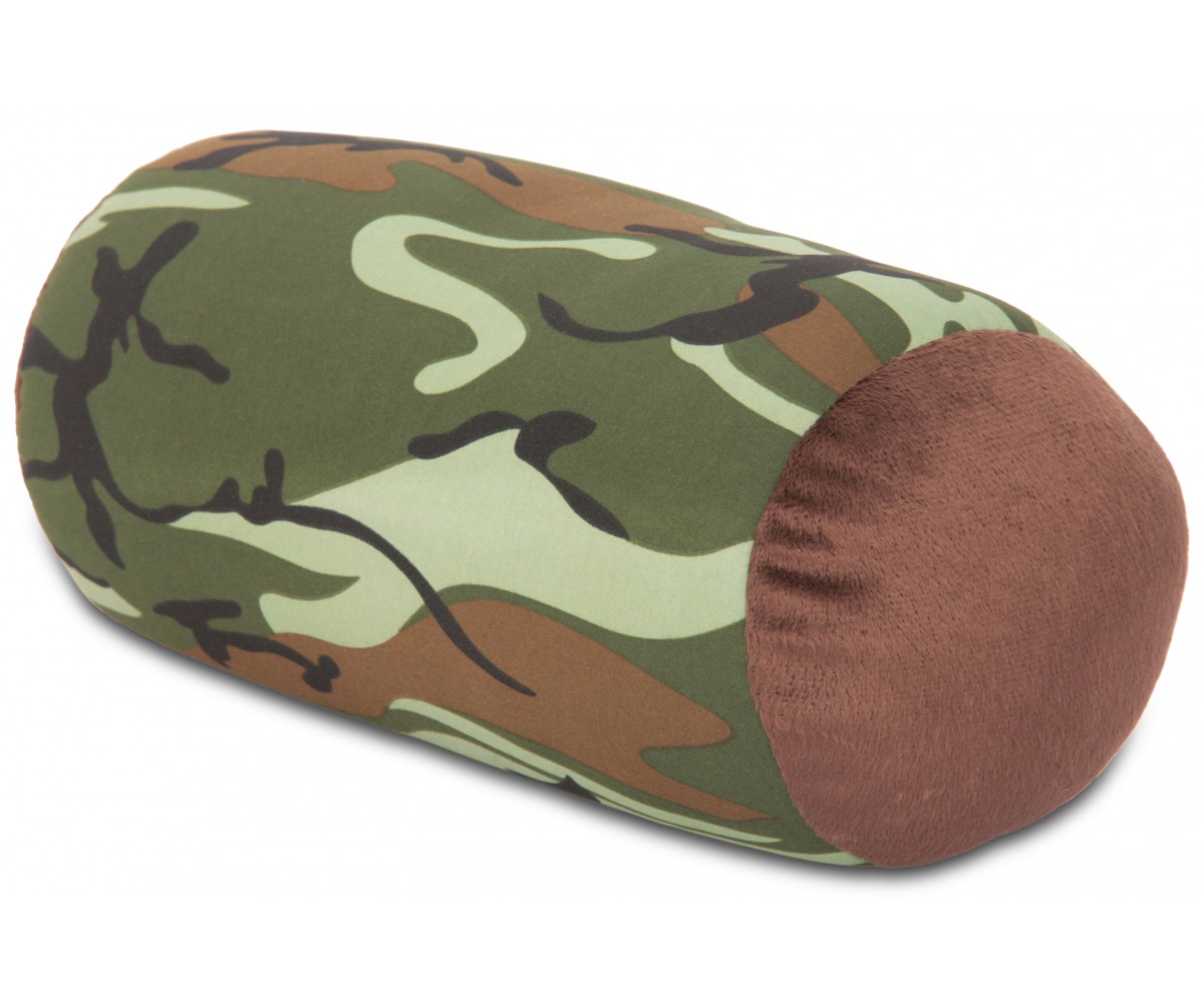 Camouflage Microbead Pillow Neck Roll Bolster Pillows