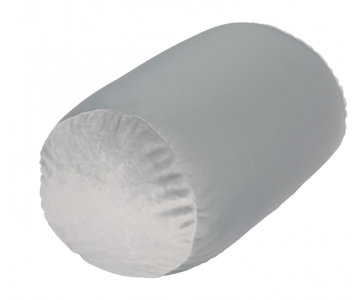 Grey - Microbead Pillow Neck Roll Bolster Pillows