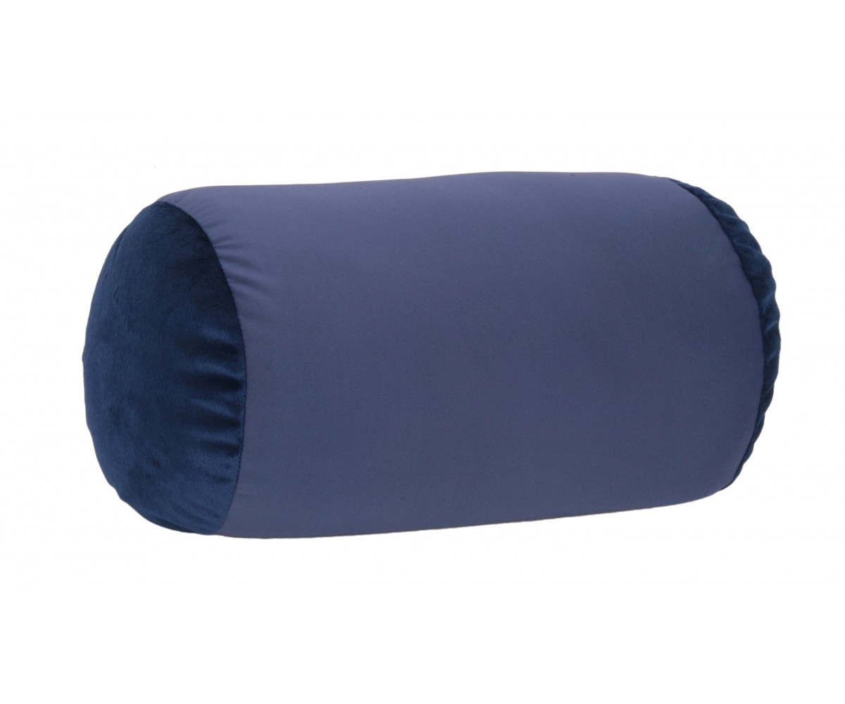 Dark Blue - Microbead Pillow Neck Roll Bolster Pillows