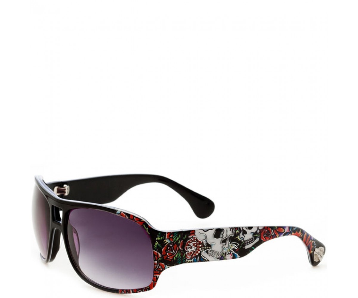 Ed hardy sunglasses skull & sale roses