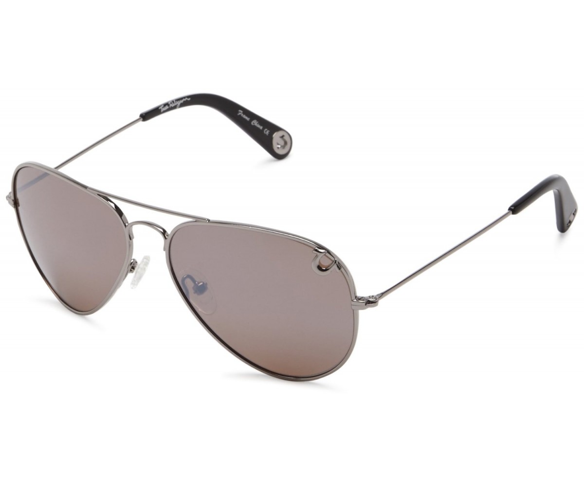 True Religion Jeff-55 Aviator Sunglasses Gun & Rose