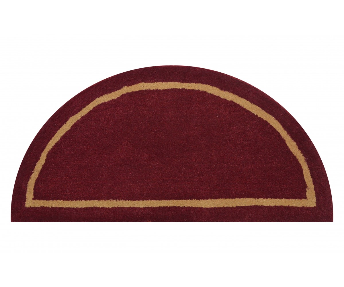 Deluxe Comfort Henley Wool Rug Round and Half