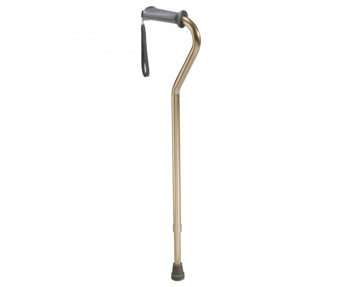 Rehab Ortho K Grip Offset Handle Cane with Wrist Strap