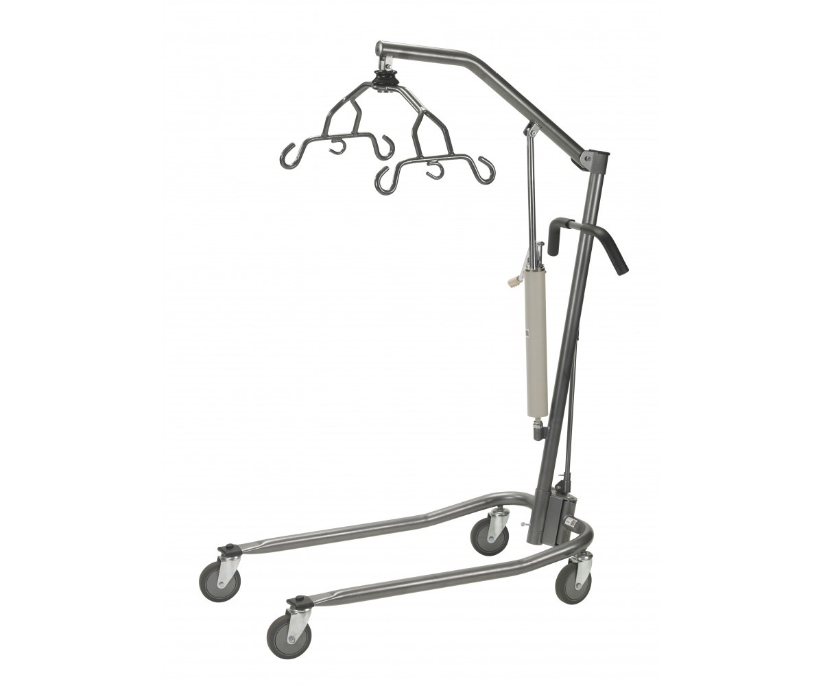 Silver Vein Hydraulic Patient Lift with Six Point Cradle with Casters