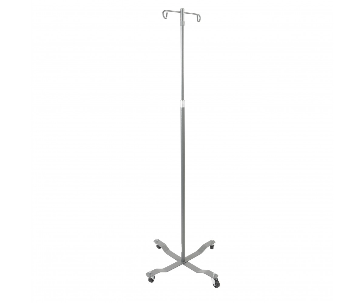 Economy Removable Top Chrome I. V. Pole