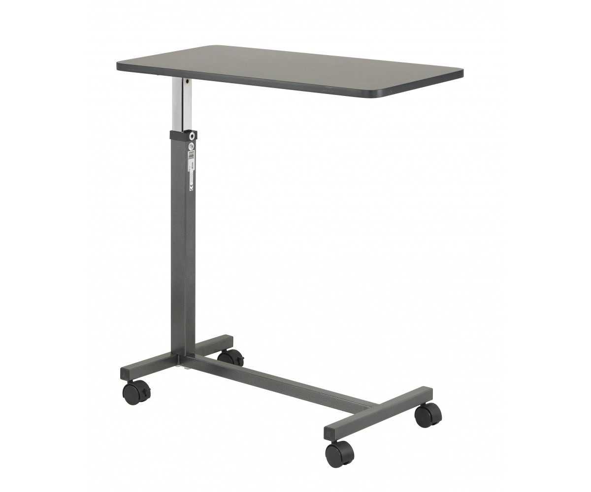 Non Tilt Top Silver Vein Overbed Table