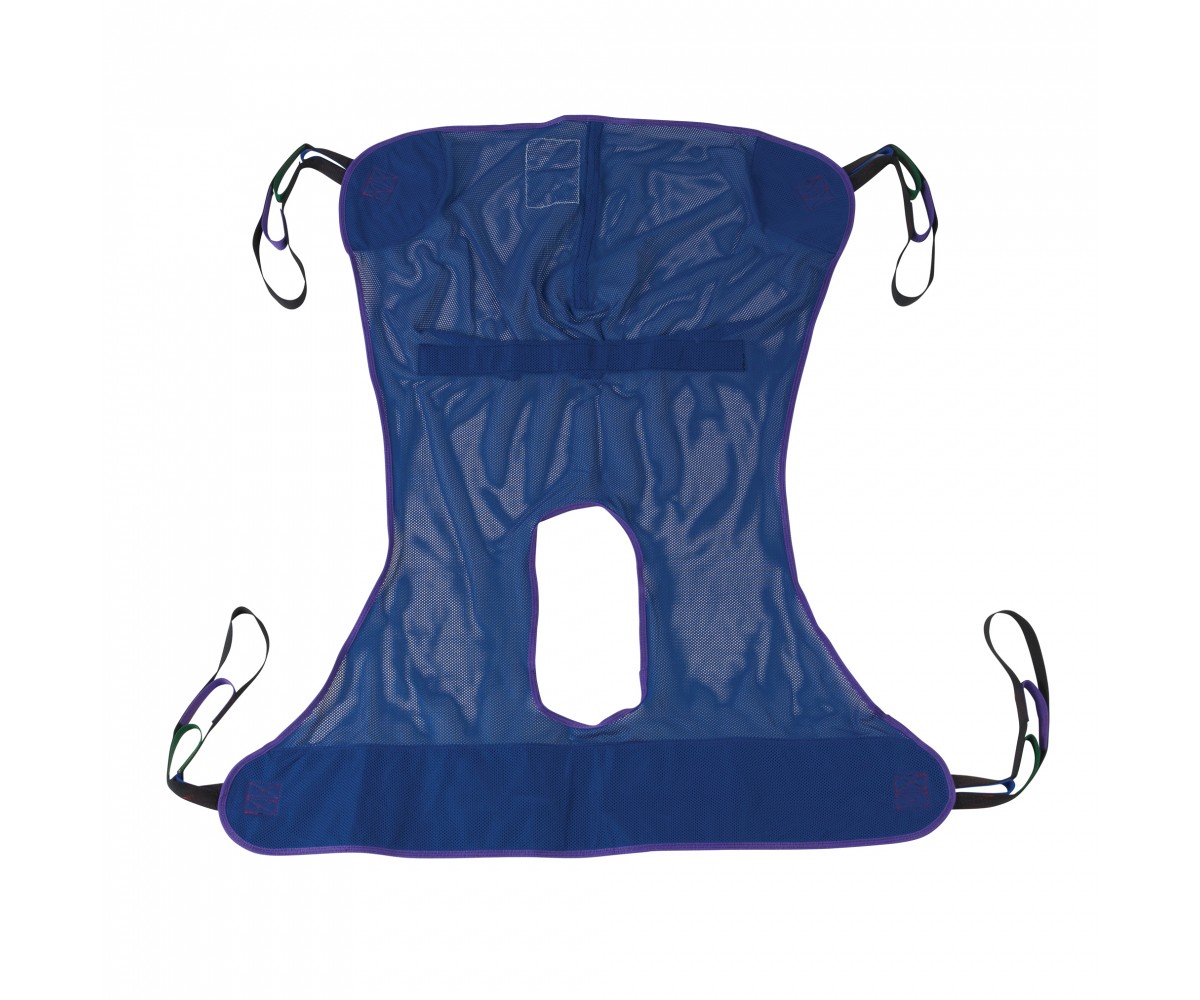 Full Body Patient Lift Sling with Commode Cutout