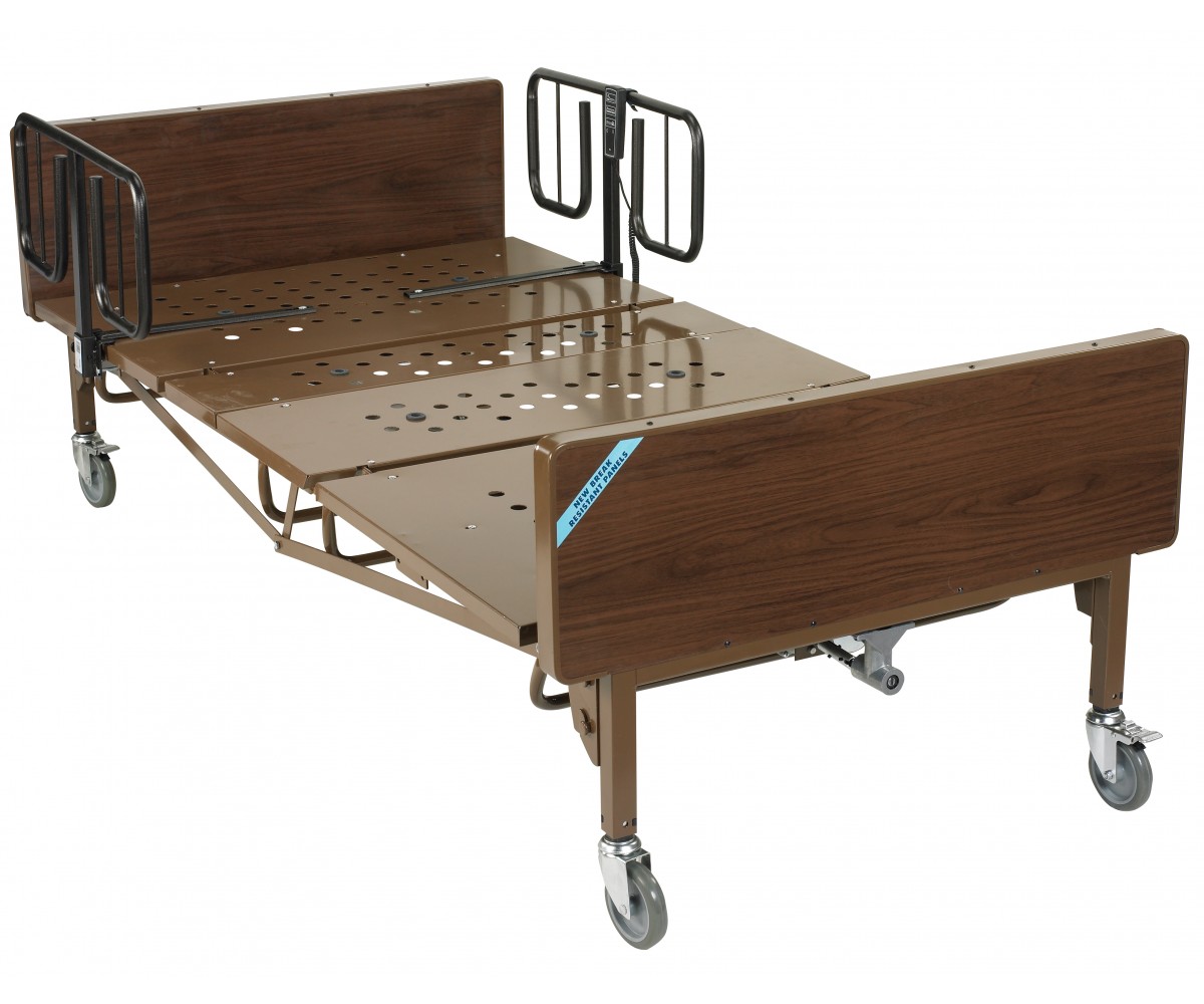 Full Electric Bariatric Hospital Bed with T Rails