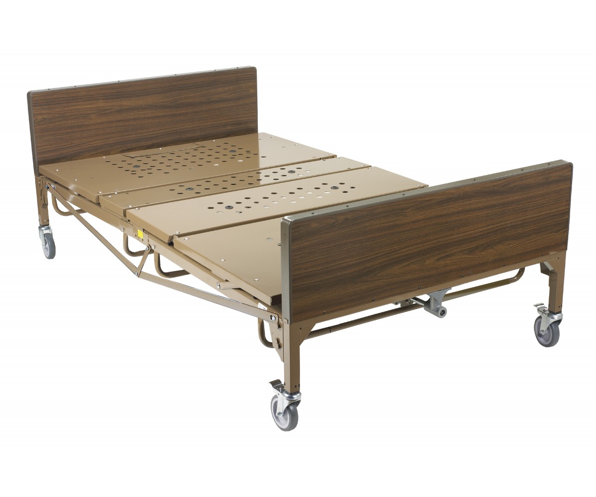 Full Electric Heavy Duty  Bariatric Hospital Bed with T Rails and Mattress