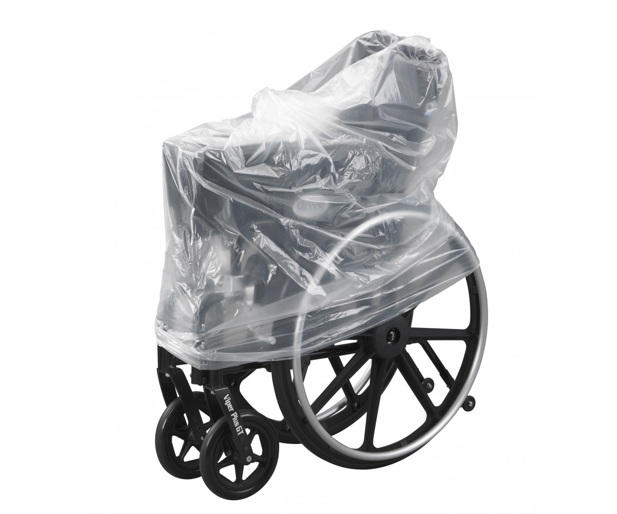 Clear Plastic Wheelchair Storage Transport Cover Bag