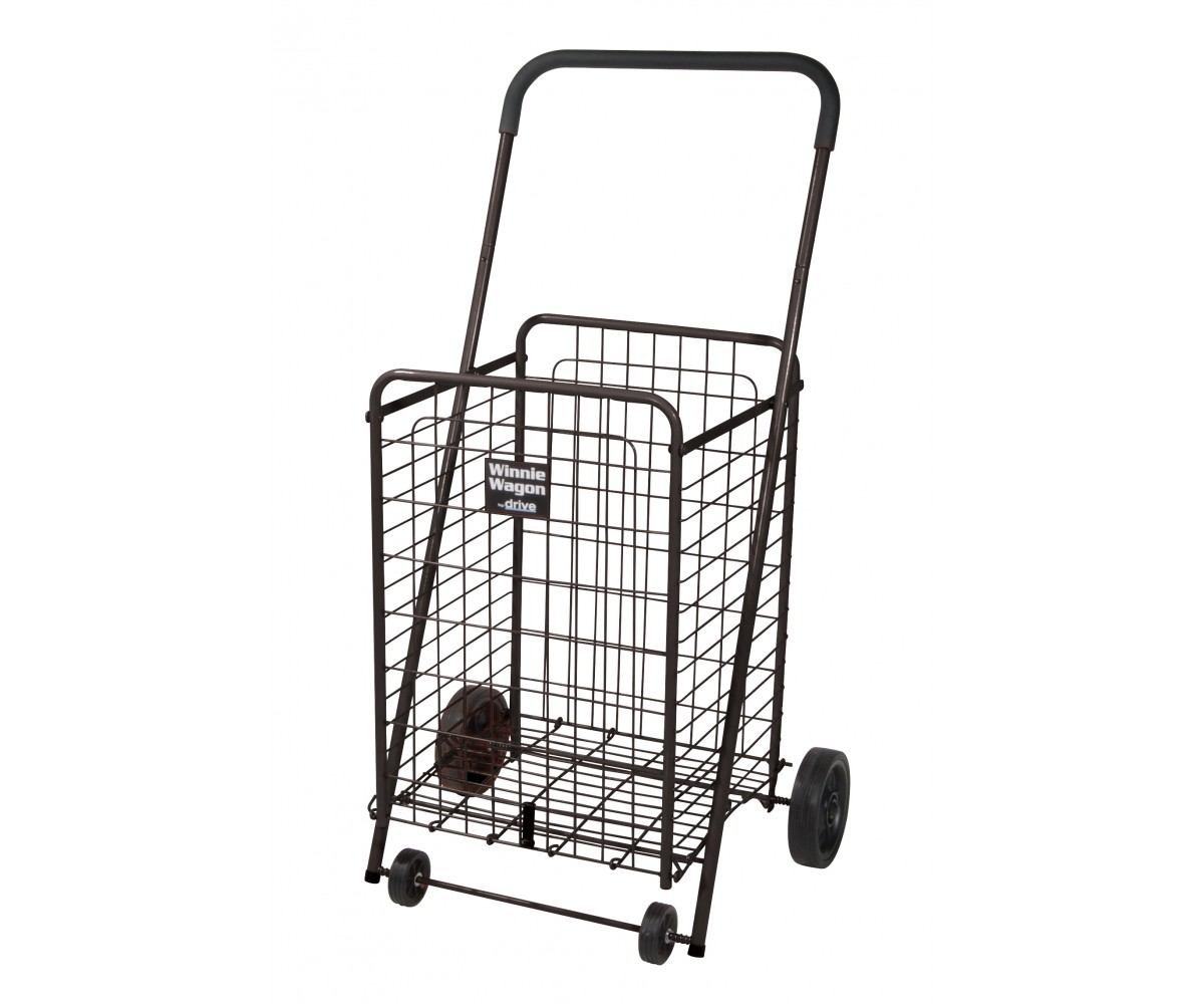 Black Winnie Wagon All Purpose Shopping Utility Cart