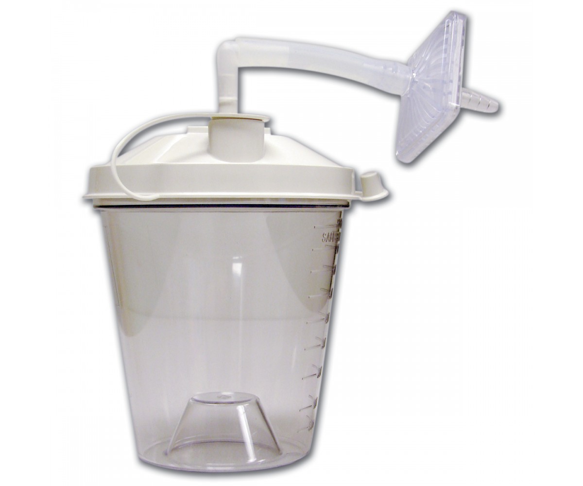 Case of 12 Disposable Suction Canister 800CC