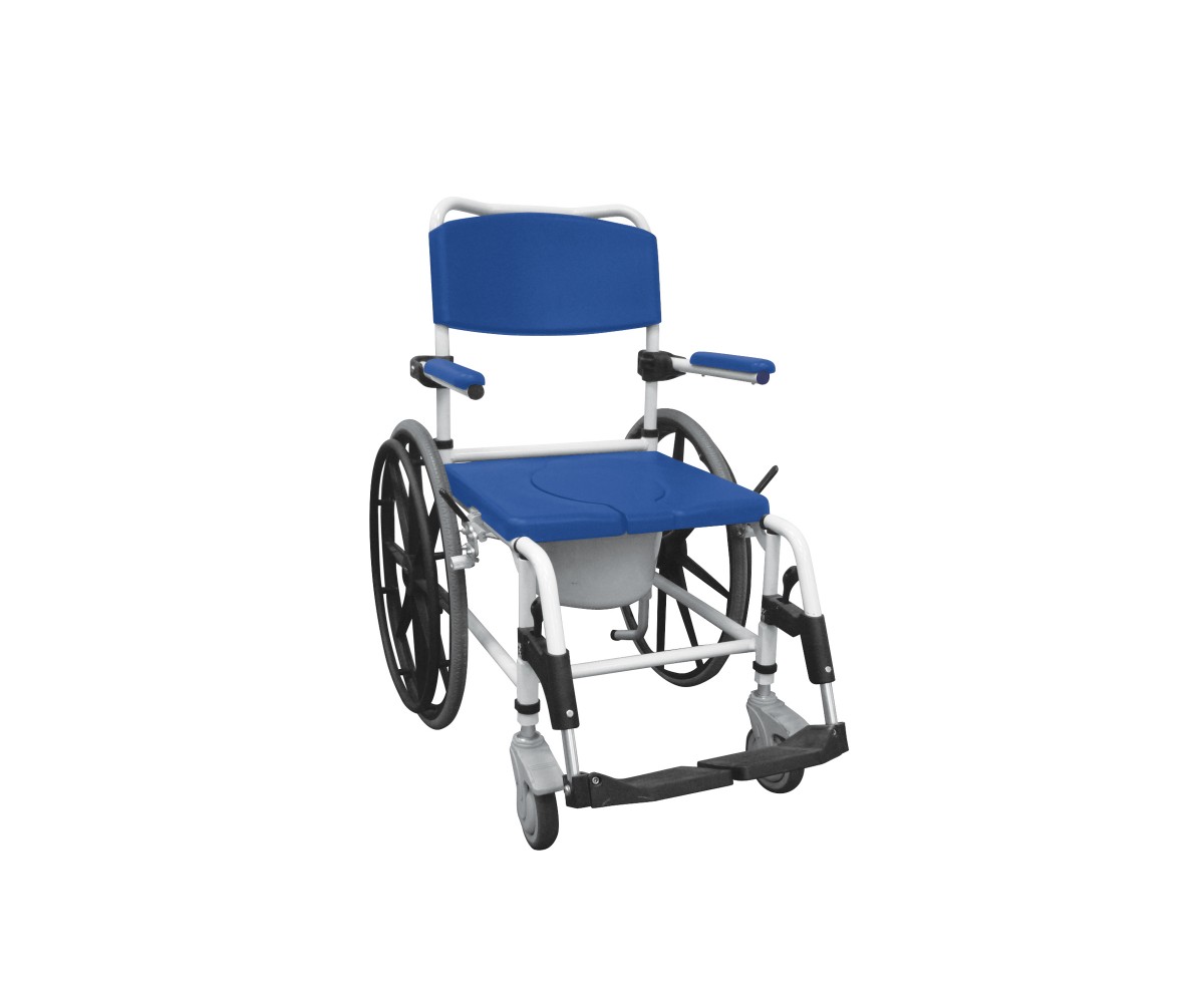 Aluminum Shower Commode Wheelchair