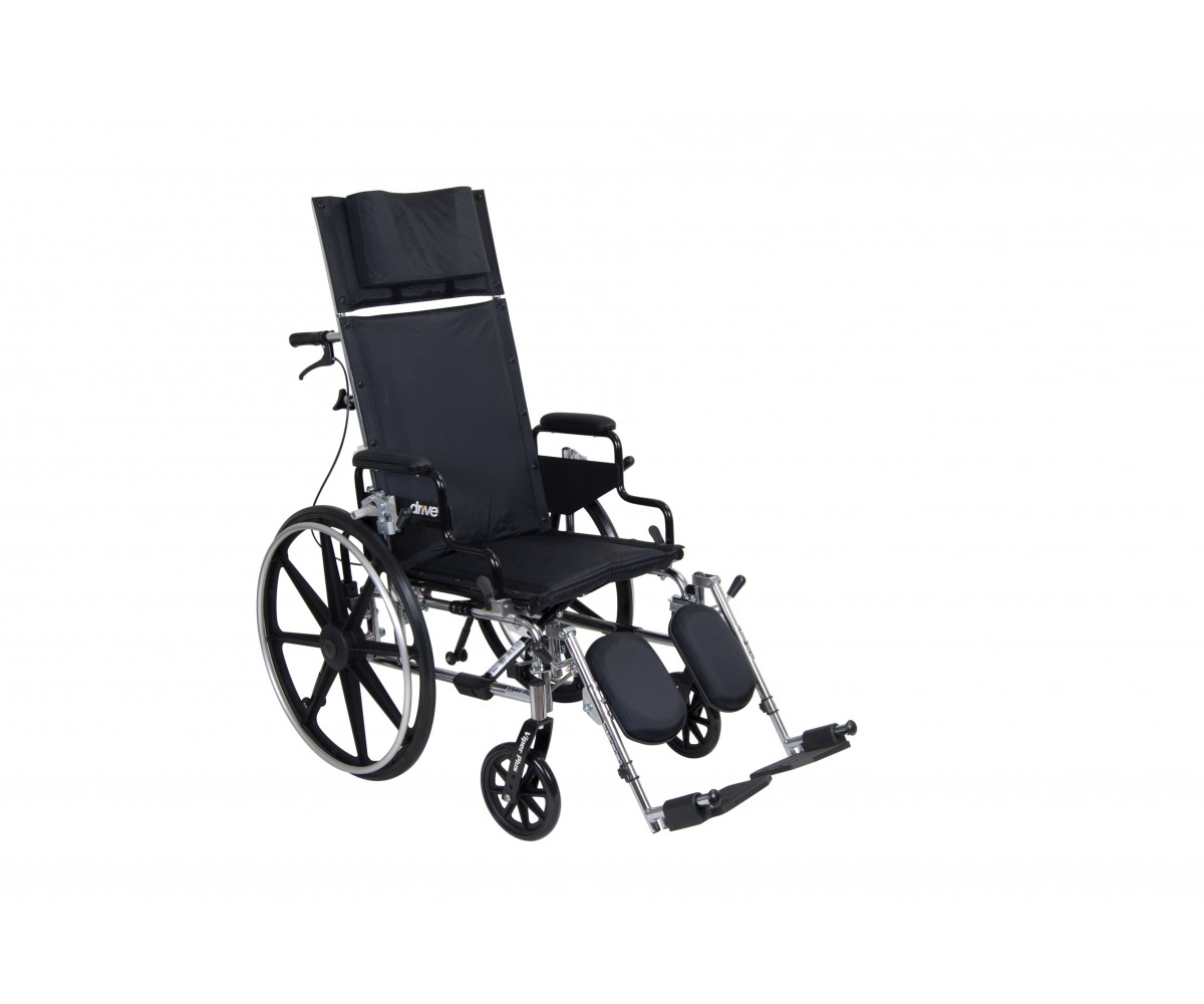 Viper Plus GT 16" Reclining Wheelchair with Desk Arms