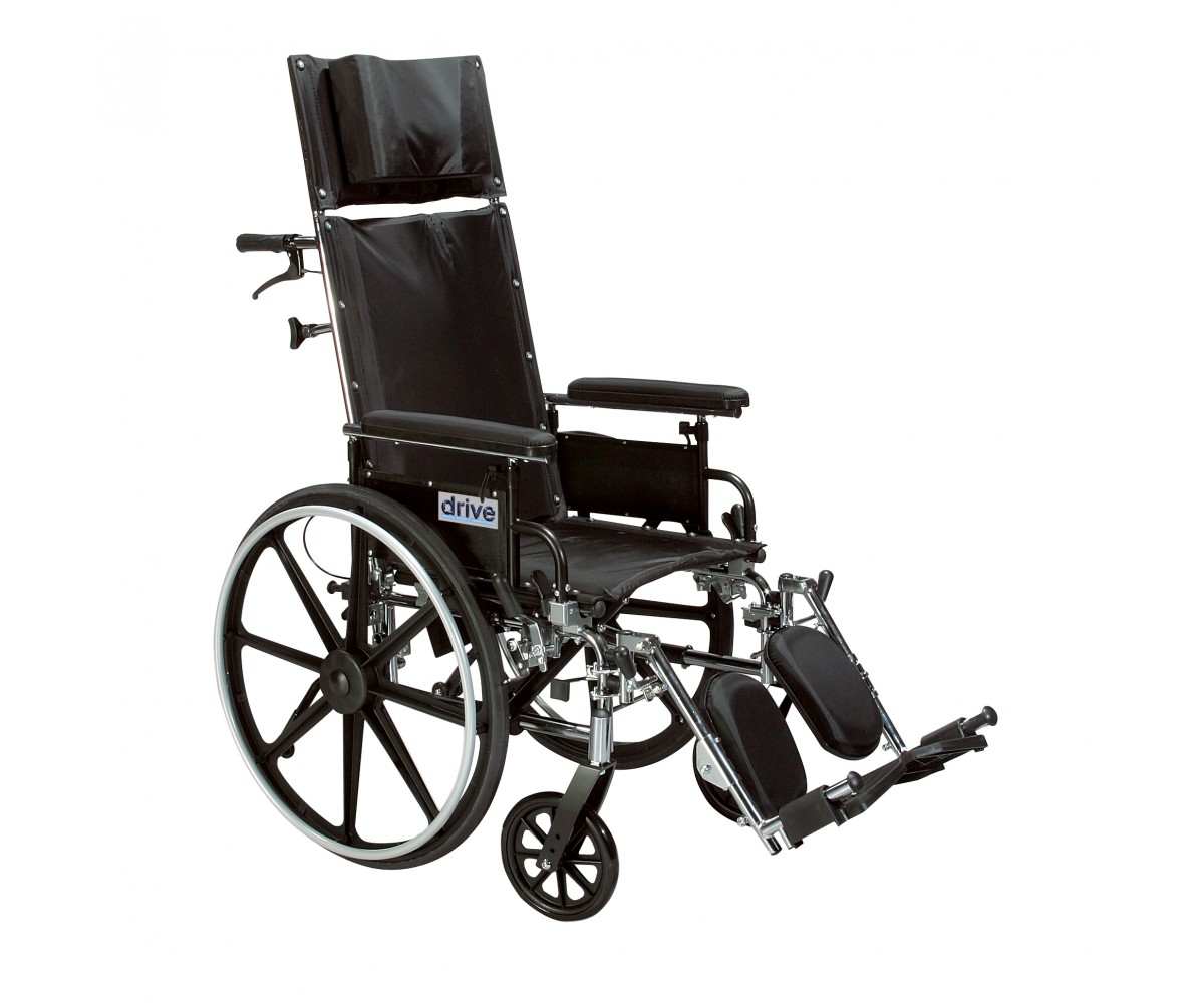 Viper Plus GT 20" Reclining Wheelchair with Detachable Desk Arms