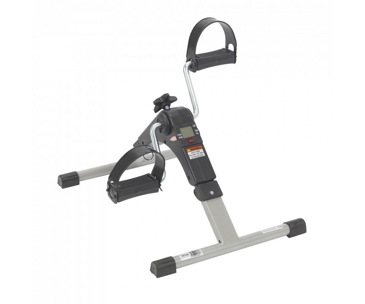 Folding Exercise Peddler with Electronic Display