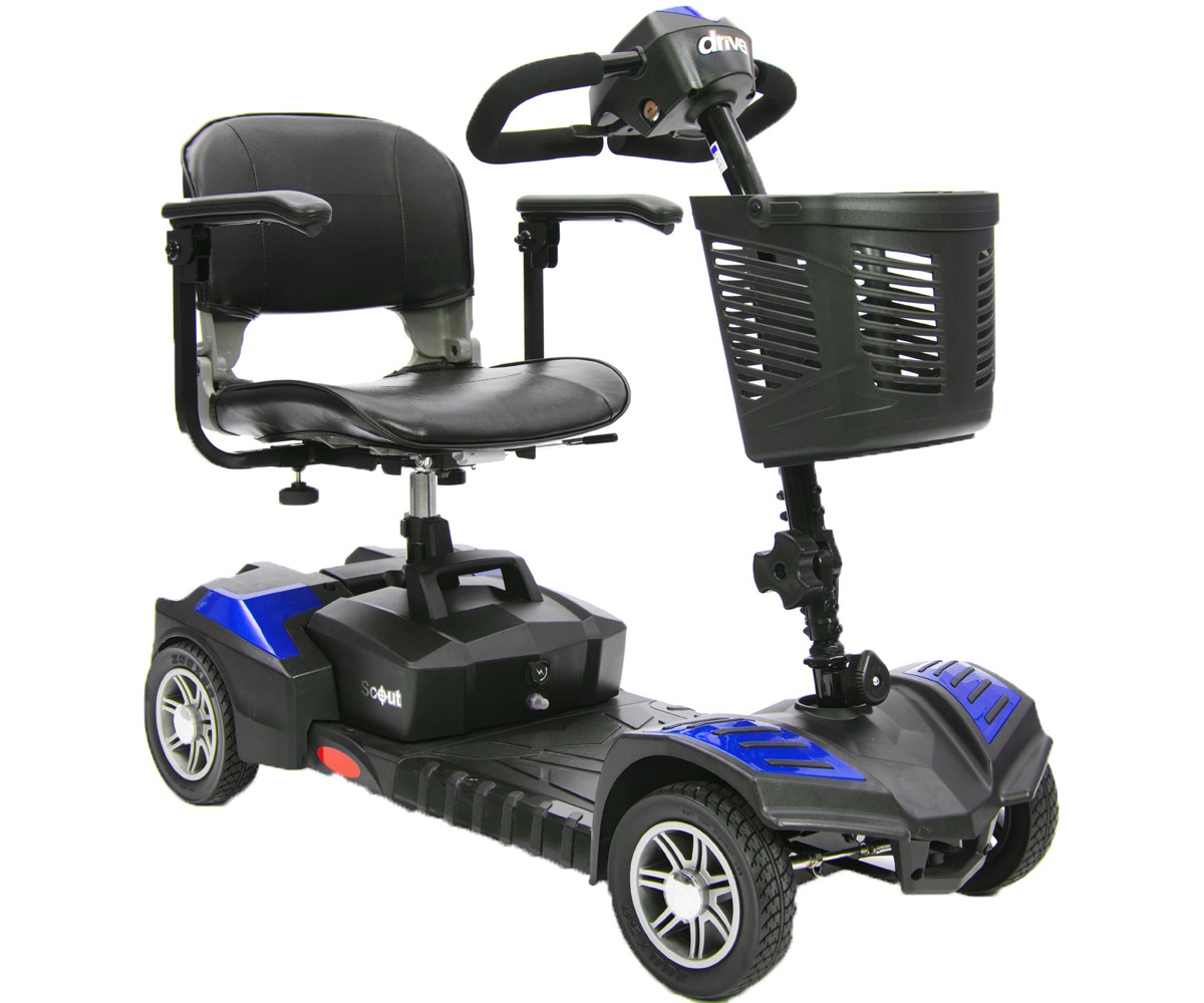 Spitfire Scout DLX 4 Wheel Compact Travel Scooter