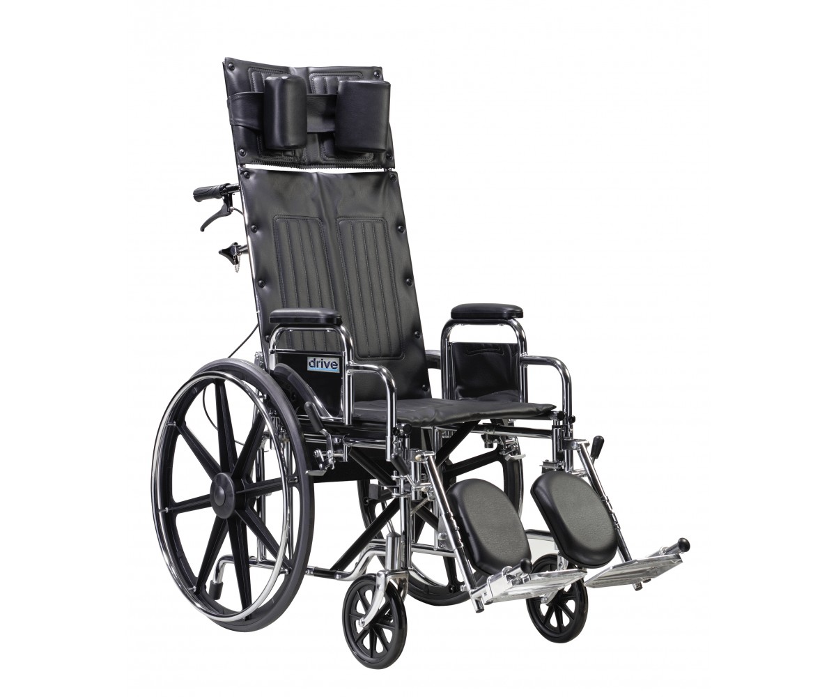 Sentra Reclining Wheelchair with Detachable Desk Arms