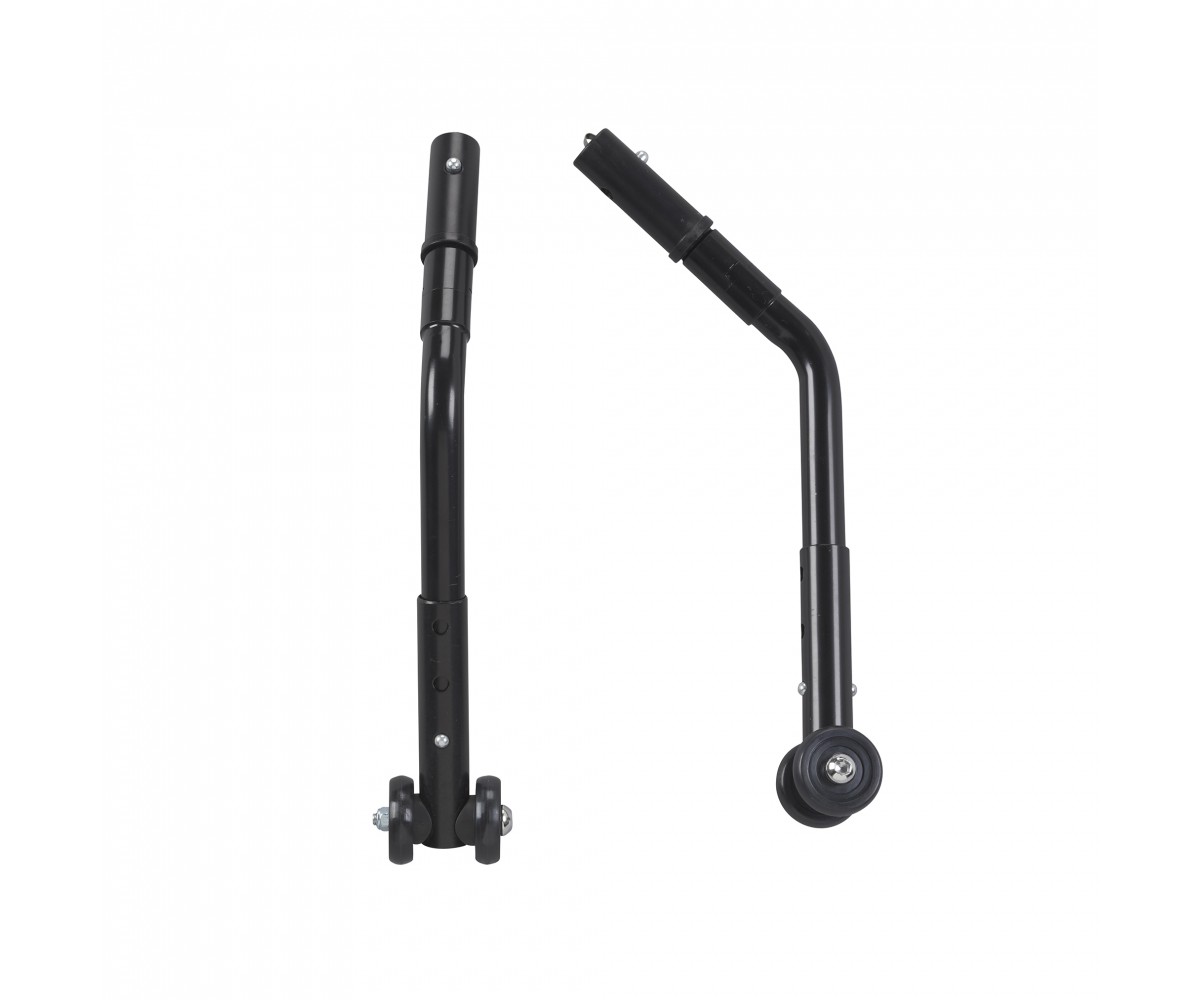 Adjustable Universal Wheelchair Black Anti Tipper with Wheels