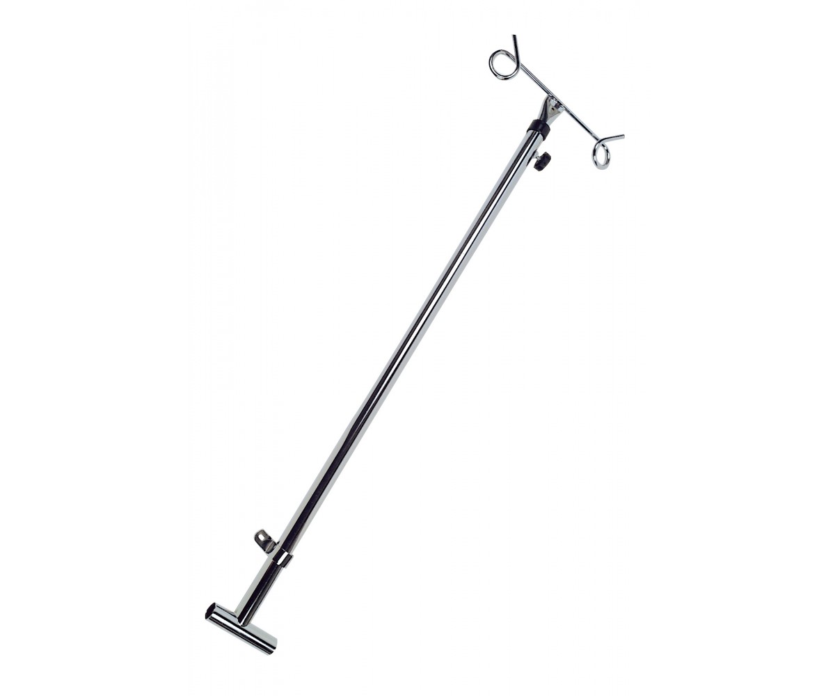 Universal Wheelchair Telescoping I. V. Pole