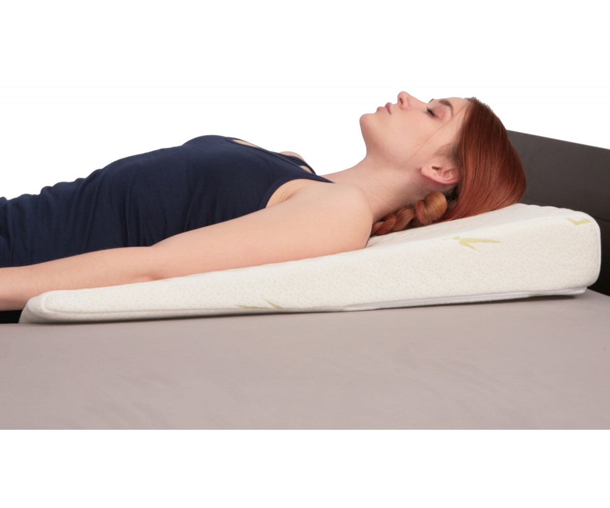 4in. Acid Reflux Bed Wedge in Bamboo