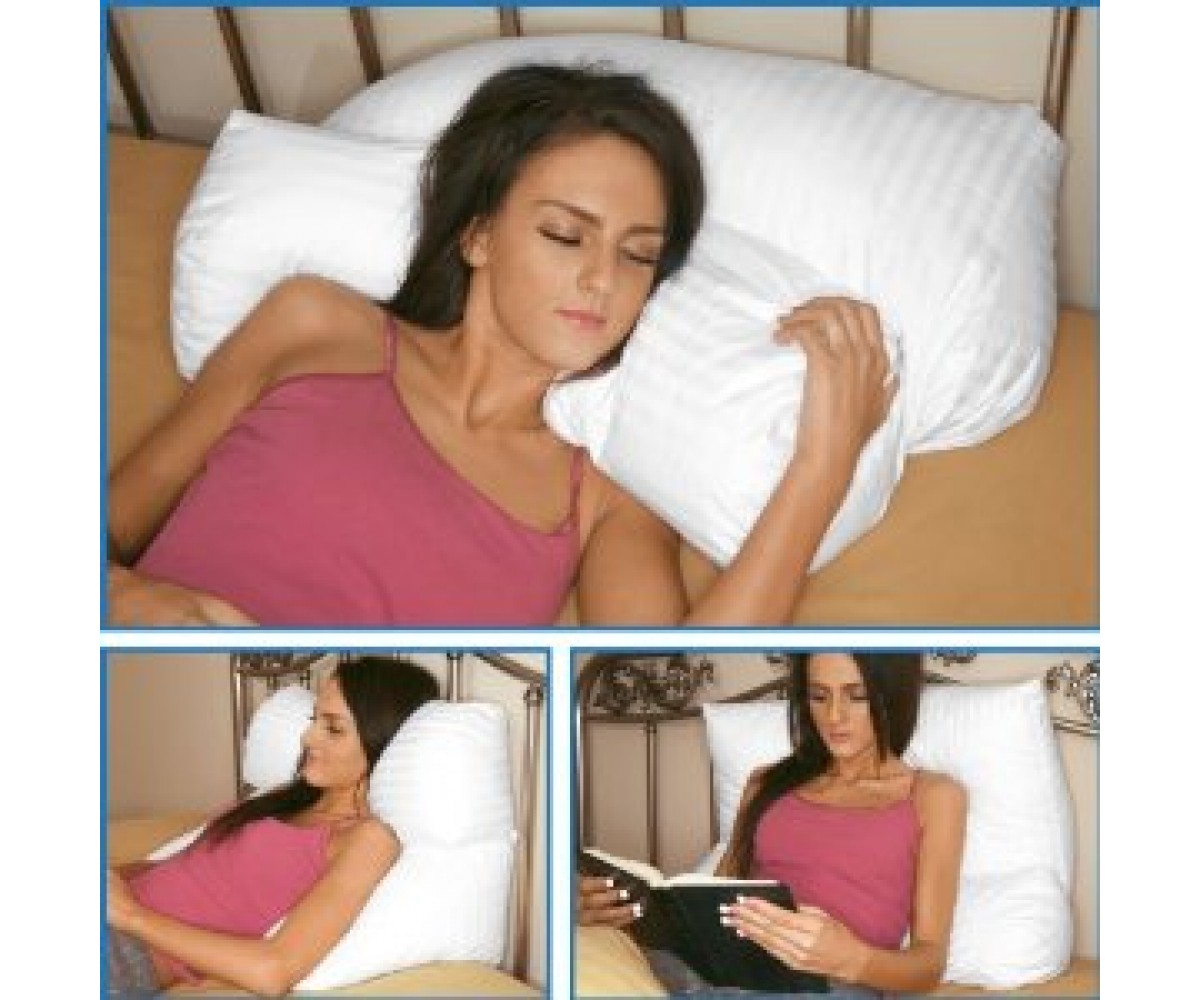 DeluxeComfort Bed Rest Pillow Best Two Piece Lounge Pillows