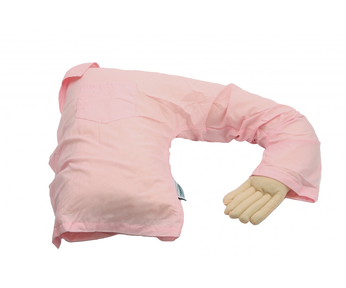 Boyfriend Pillow with Pink Shirt