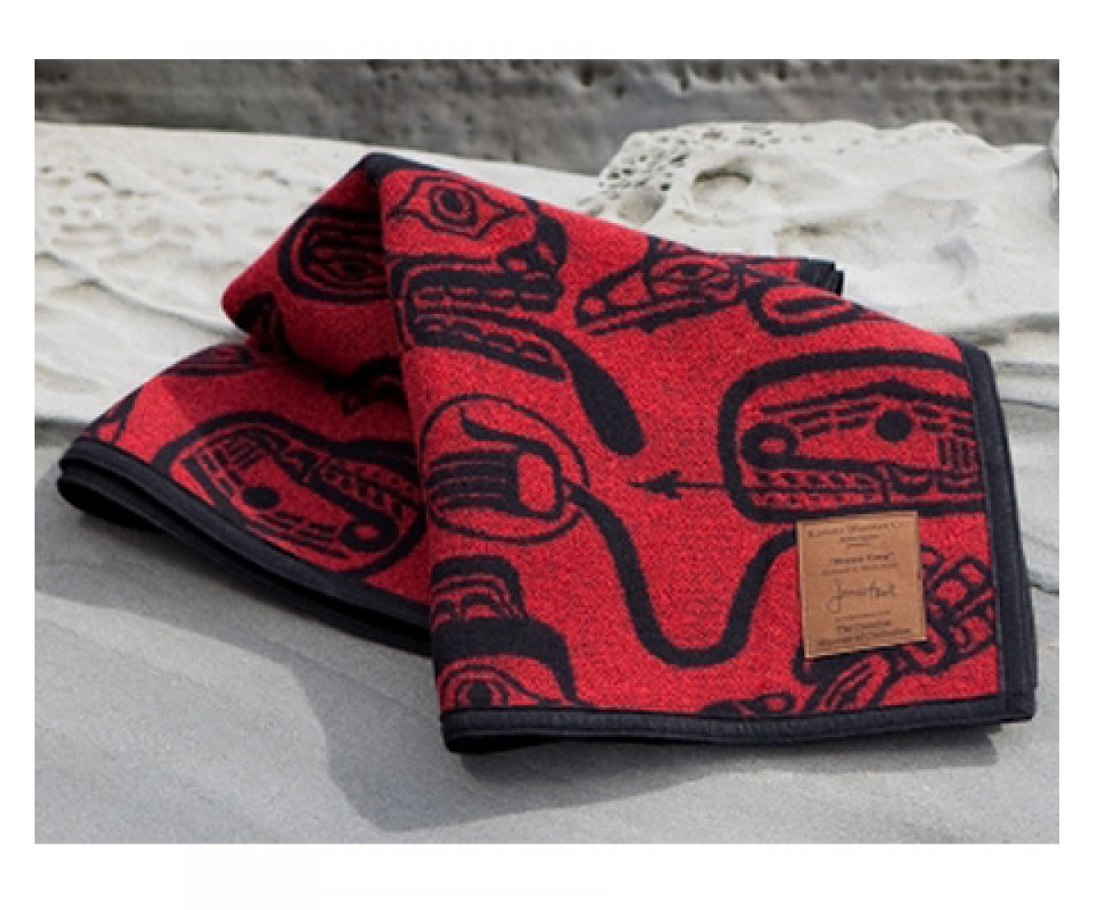 James Hart Haida Dreamtime Wool Blanket