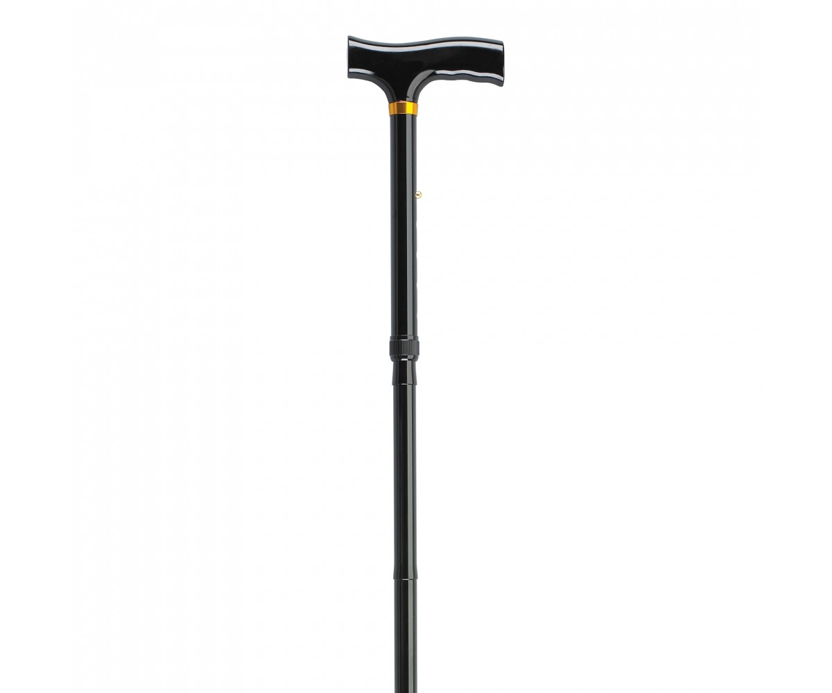 Lightweight Adjustable Folding Cane with T Handle