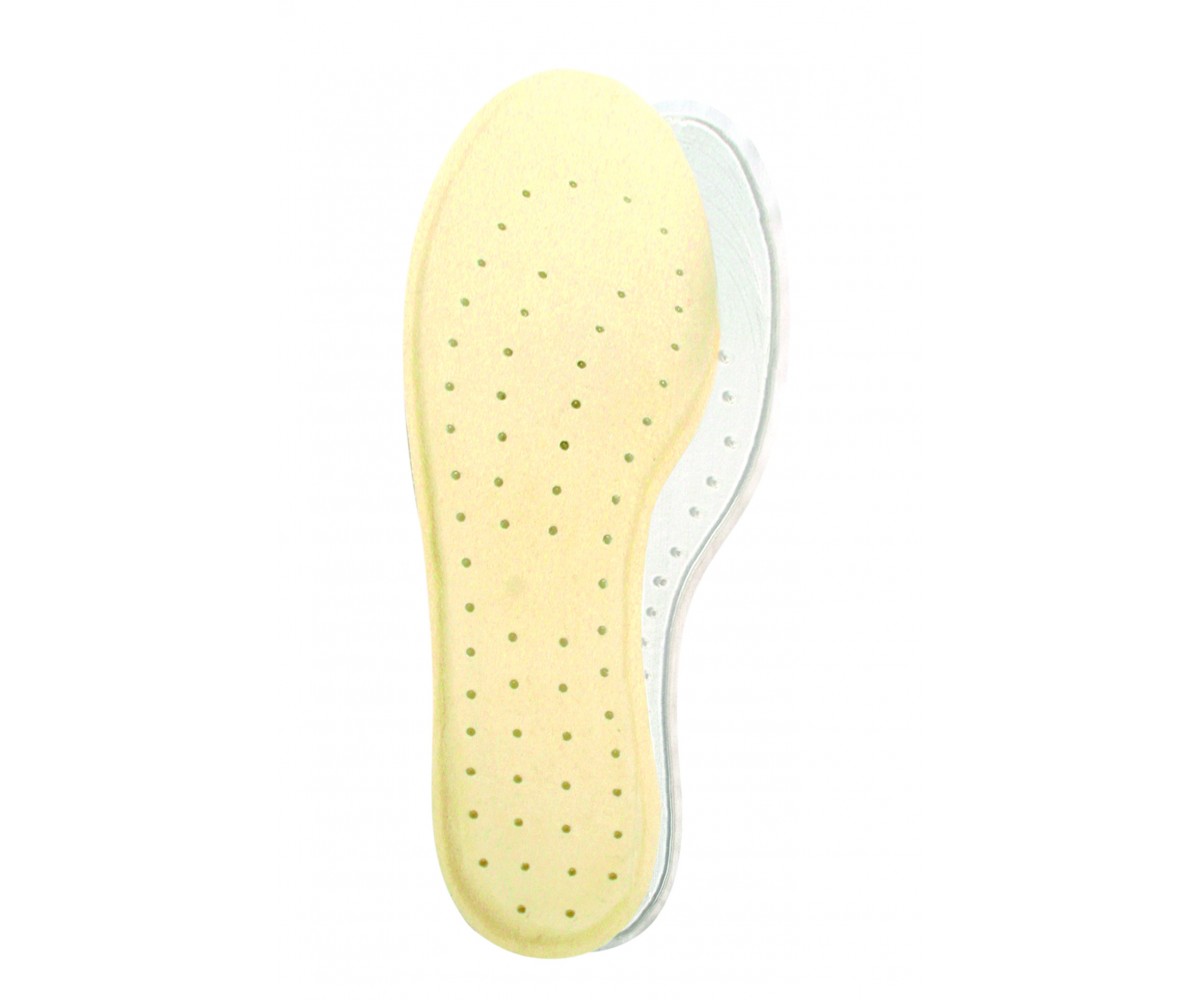 PU Gel Insole - Clear with Sweat Holes