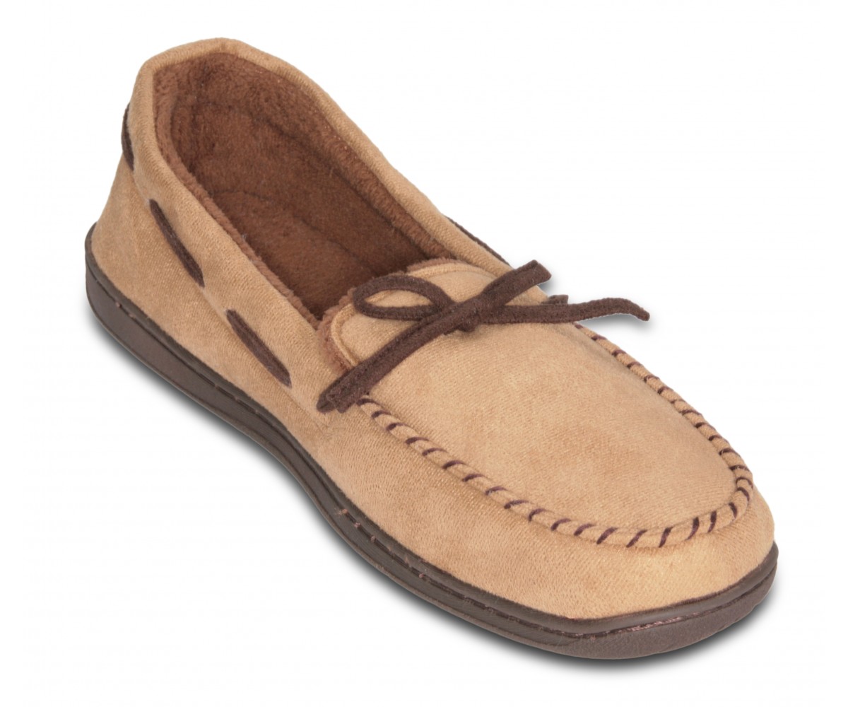 DeluxeComfort.com Men's Slipper Suede Fleece