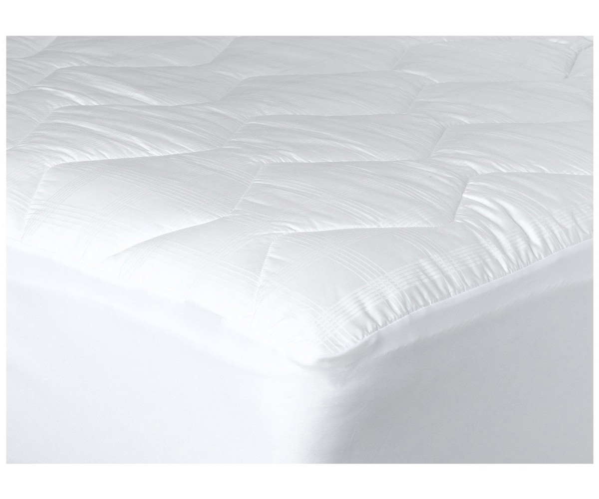 370-Thread Count Jacquard Mercerized Quilted Mattress Pad