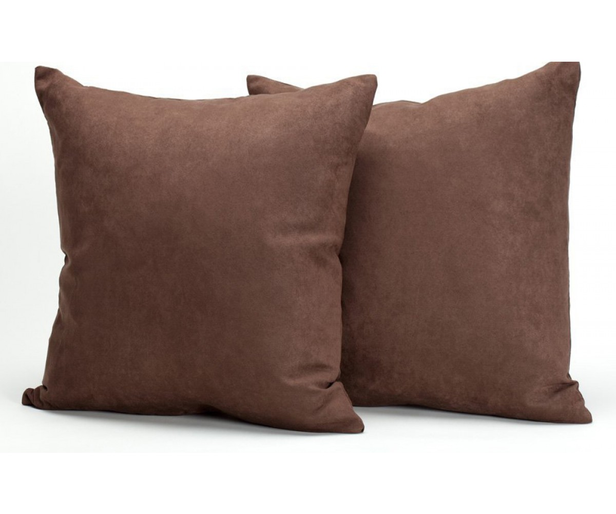 Deluxe Comfort Microsuede Throw Pillows, 18" x 18