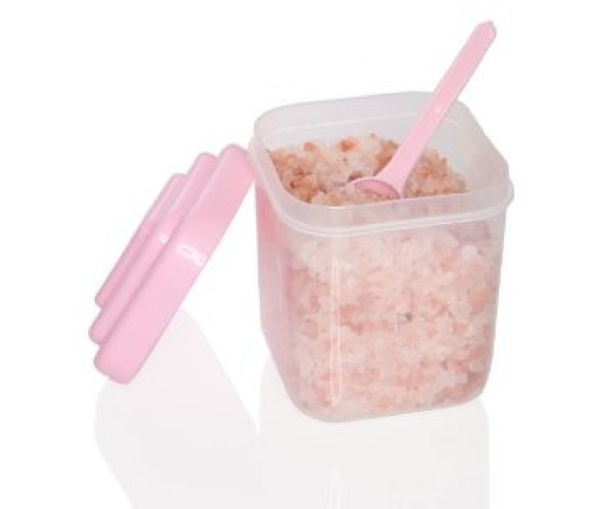 Pink Bath Salt jar