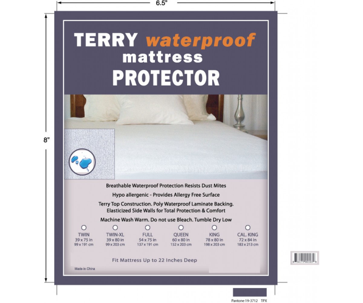 Deluxe Comfort Waterproof Mattress Protector, King